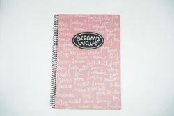 Cuaderno Ocean Wave's New pastel tapa plástico