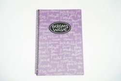 Cuaderno Ocean Wave's New pastel tapa plástico