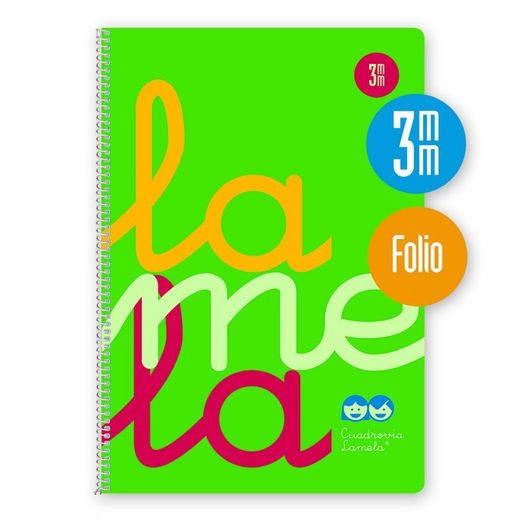 Couverture en plastique format folio pour cahier Lamela