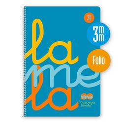 Couverture en plastique format folio pour cahier Lamela