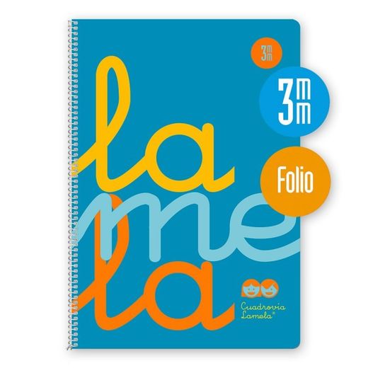 Couverture en plastique format folio pour cahier Lamela