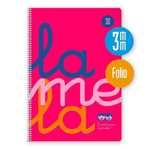 Couverture en plastique format folio pour cahier Lamela
