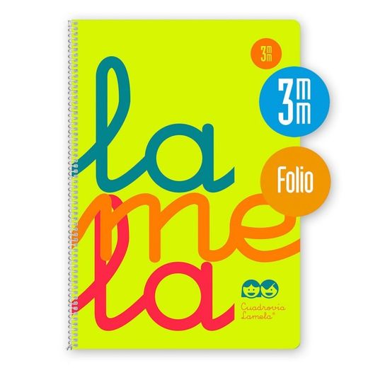 Couverture en plastique format folio pour cahier Lamela