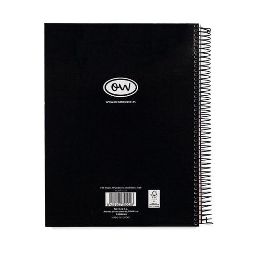 Carnet microperforé Din A5 160 feuilles Ocean's Wave