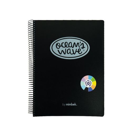 Cahier microperforé, couverture plastique, 150 feuilles, 80 g