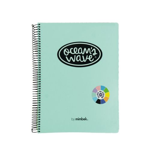 Cahier microperforé, couverture plastique, 150 feuilles, 80 g