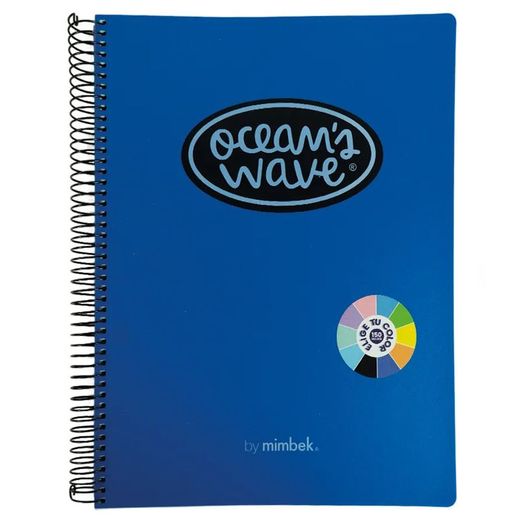 Cahier microperforé, couverture plastique, 150 feuilles, 80 g