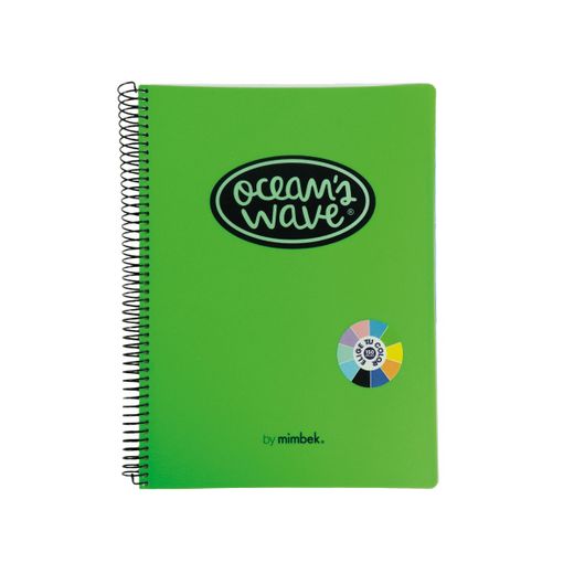 Cahier microperforé, couverture plastique, 150 feuilles, 80 g