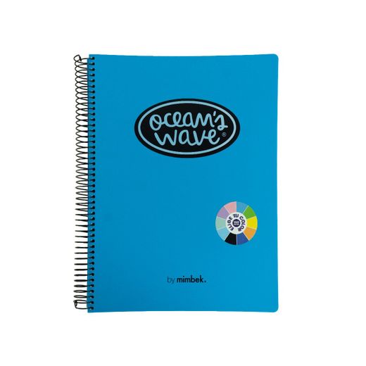 Cahier microperforé, couverture plastique, 150 feuilles, 80 g