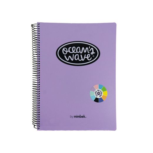 Cahier microperforé, couverture plastique, 150 feuilles, 80 g