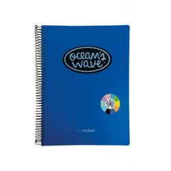 Cahier microperforé, couverture plastique, 150 feuilles, 80 g