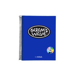 Cuaderno microperforado tapa plástico 150 hojas 80 grs