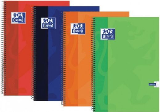 Caderno oxford de capa dura extra tamanho fólio