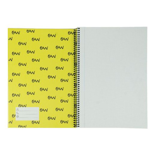 Cahier à couverture rigide, 80 feuilles de 90 g/m².