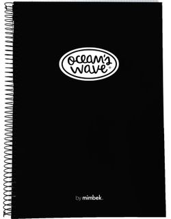 Cahier à couverture rigide, 80 feuilles de 90 g/m².