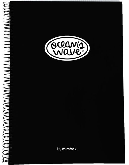 Cahier à couverture rigide, 80 feuilles de 90 g/m².