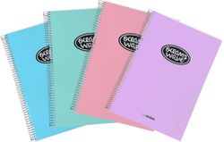 Cahier à couverture rigide, 80 feuilles de 90 g/m².