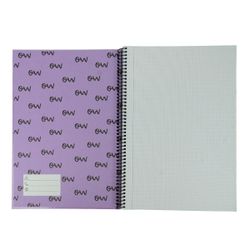 Cahier à couverture rigide, 80 feuilles de 90 g/m².