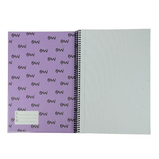 Cahier à couverture rigide, 80 feuilles de 90 g/m².