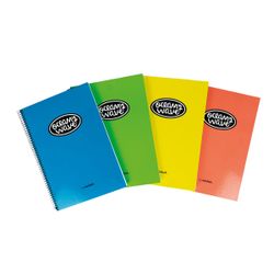 Cahier à couverture rigide, 80 feuilles de 90 g/m².