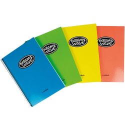 Cahier à couverture rigide, 80 feuilles de 90 g/m².