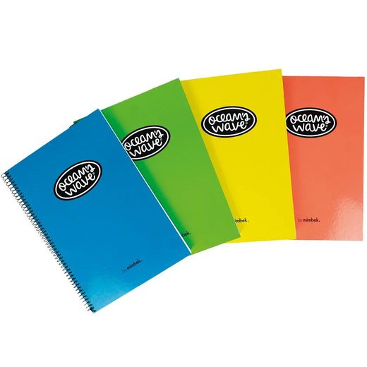 Cahier à couverture rigide, 80 feuilles de 90 g/m².