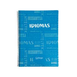 Cuaderno Tapa Polipropileno Folio 80h 90gr Materias Idiomas