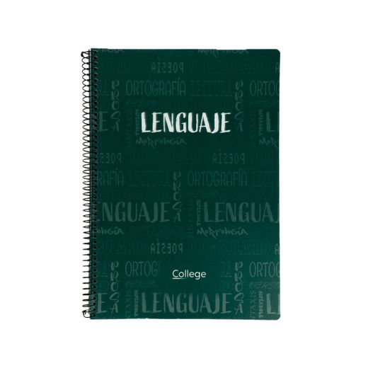 Cuaderno Tapa Polipropileno Folio 80h 90gr Materias Lenguaje