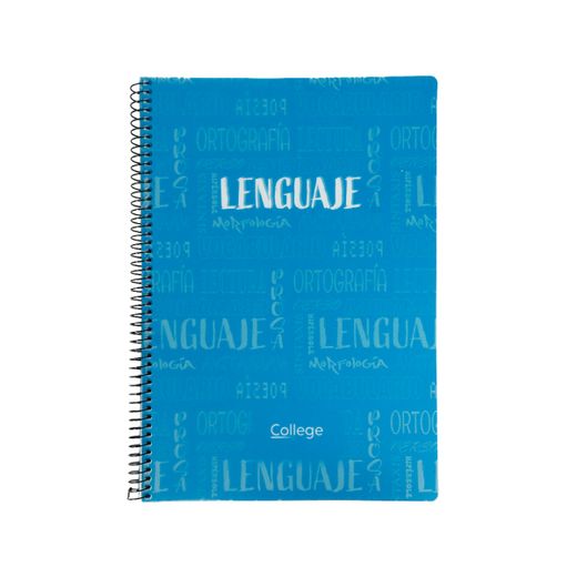 Cuaderno Tapa Polipropileno Folio 80h 90gr Materias Lenguaje