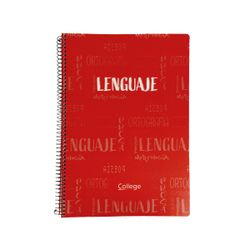 Cuaderno Tapa Polipropileno Folio 80h 90gr Materias Lenguaje