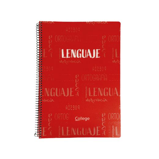 Cuaderno Tapa Polipropileno Folio 80h 90gr Materias Lenguaje