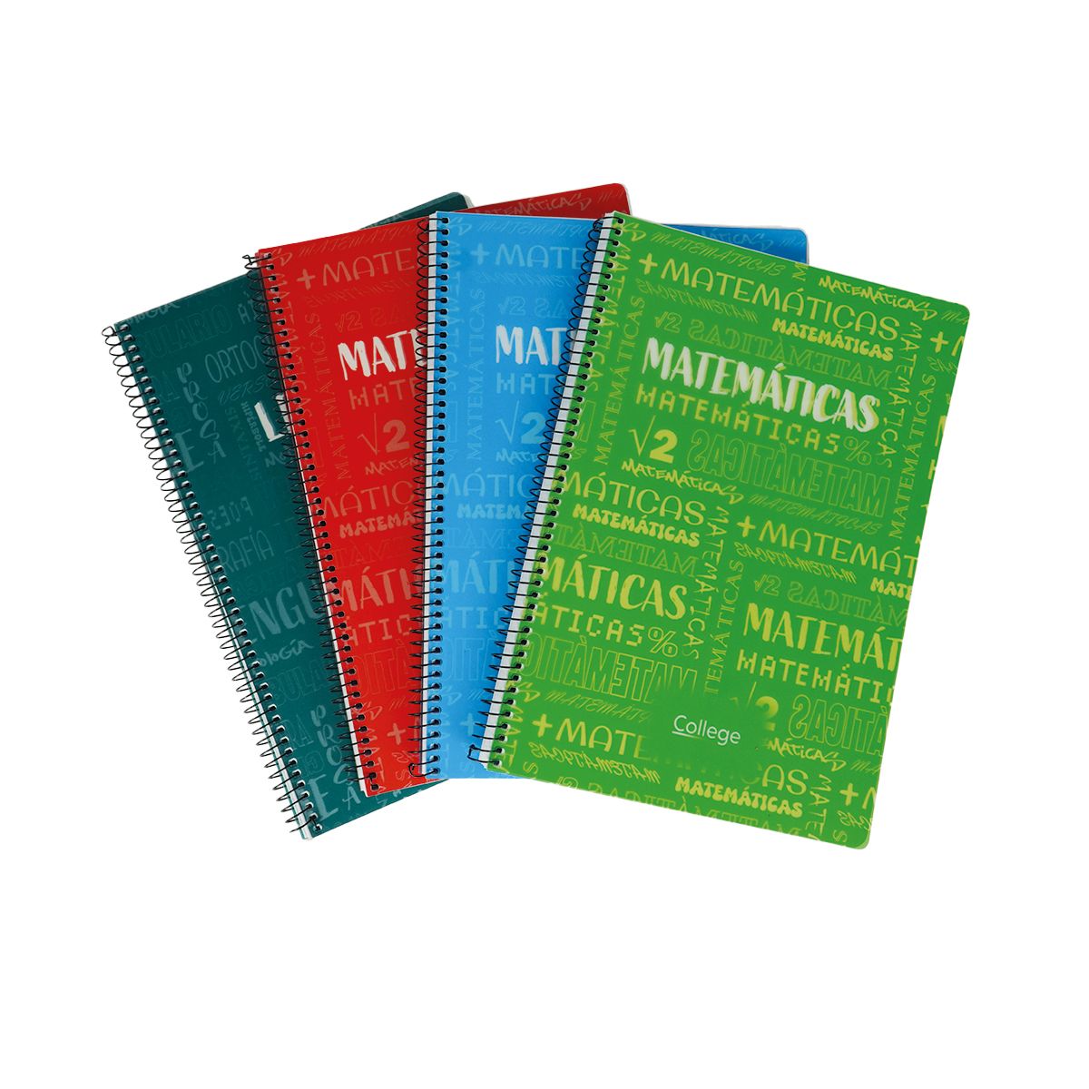 Cuaderno Tapa Polipropileno Folio 80h 90gr Materias Matemáticas