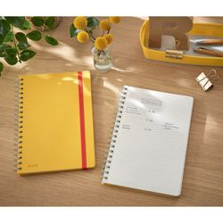 Caderno aconchegante fio leitz. capas duras