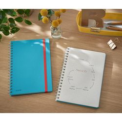 Caderno aconchegante fio leitz. capas duras