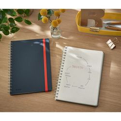Caderno aconchegante fio leitz. capas duras