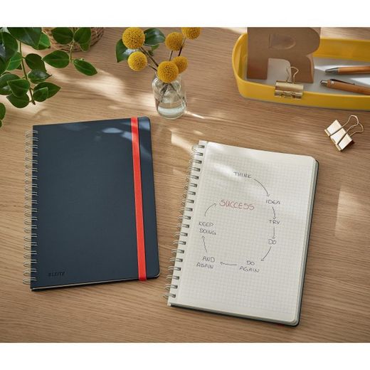 Caderno aconchegante fio leitz. capas duras