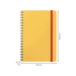 Caderno aconchegante fio leitz. capas duras