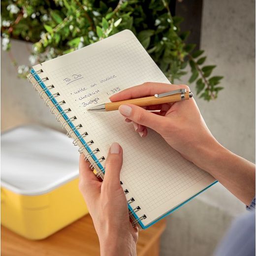 Caderno aconchegante fio leitz. capas duras