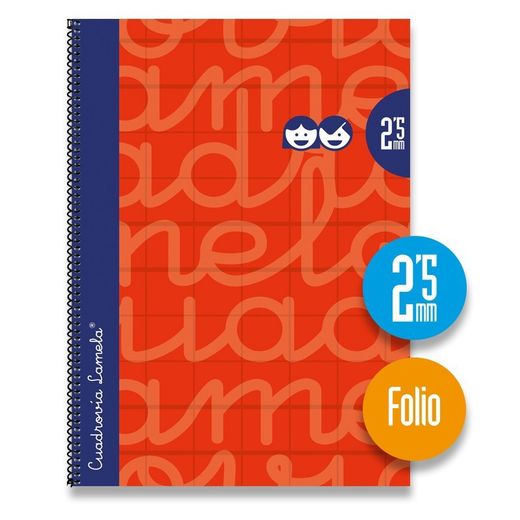 Cadernos em espiral Lamella tamanho fólio, capa extra dura