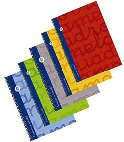 Cahiers à lamelles à couverture extra rigide. Assorti