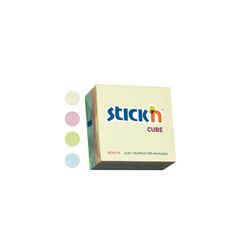 Cubo 400 notas adhesivas colores pastel surtidos