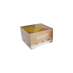 Cubo Palet con 400 notas adhesivas de papel Kraft