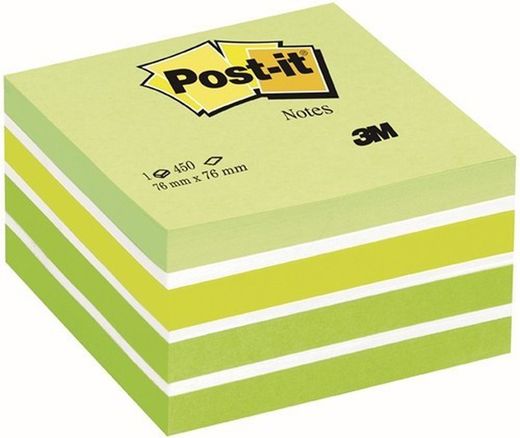 Cubos de post-it de 76 x 76 mm. 450 folhas