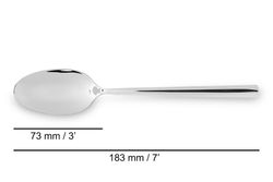 Cuchara Postre 190mm Serie Capri