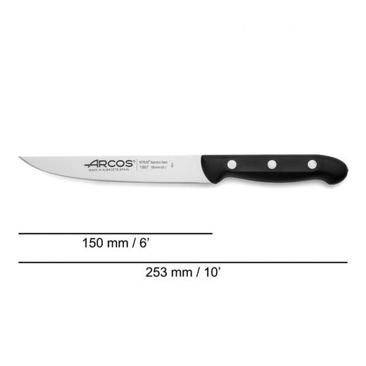 Couteau de cuisine 150mm Blister - Maitre