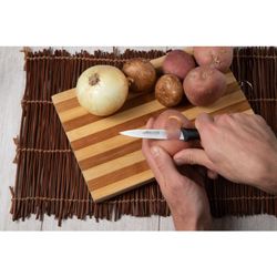 Couteau d'office couleur noire série Nova 100 mm