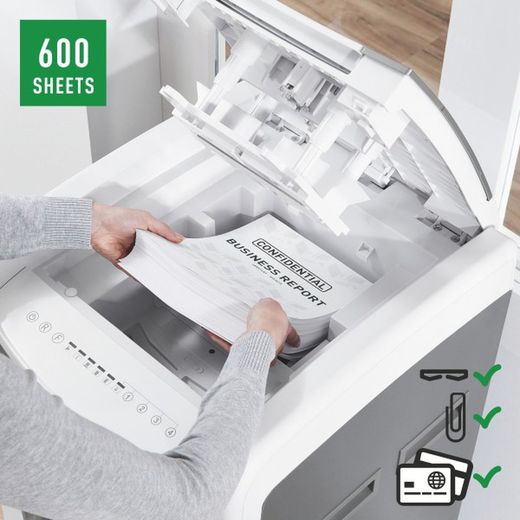 Leitz iq autofeed 600 pro p4 triturador automático