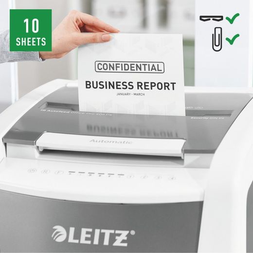 Destructora automática leitz iq autofeed 600 pro p5