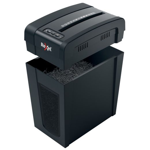 Destructeur Rexel Secure X10-SL. Particules coupées P-4