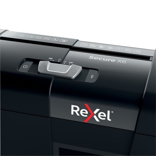 Destructeur Rexel Secure X6. Particules coupées P-4